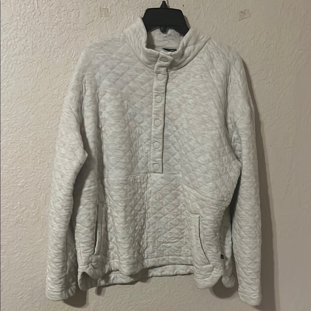 Eddie Bauer White Cowl Neck Sweater